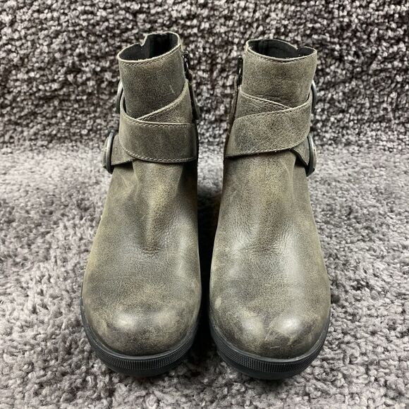 Sorel Boots Womens 7.5 Joan of Artic Wedge II Ankle Bootie Gray Wedge NL3360-052 - Picture 6 of 8